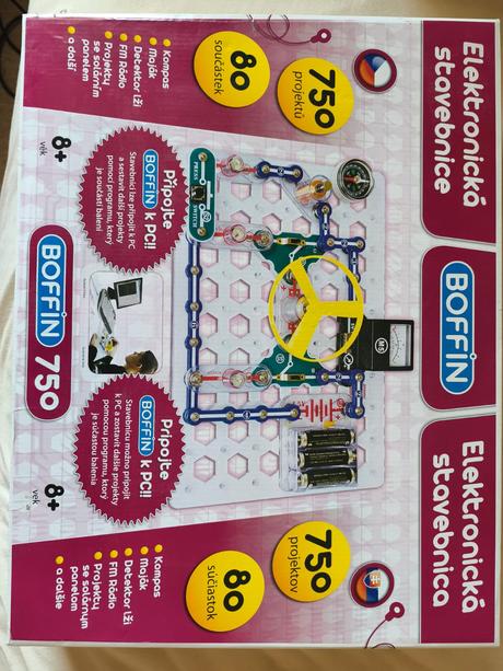 Elektronická stavebnica boffin 750, 
