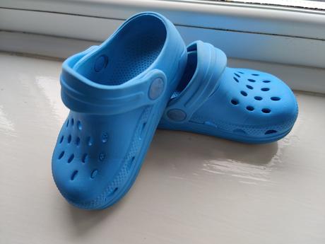 Crocsy modré- šlapky, marks & spencer,22