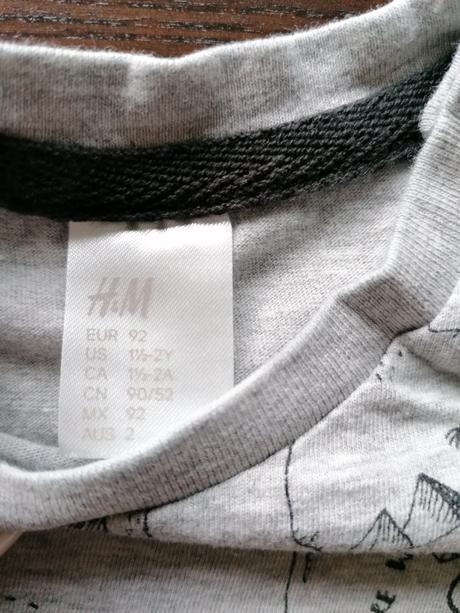 Sede námornícke triko, h&m,92