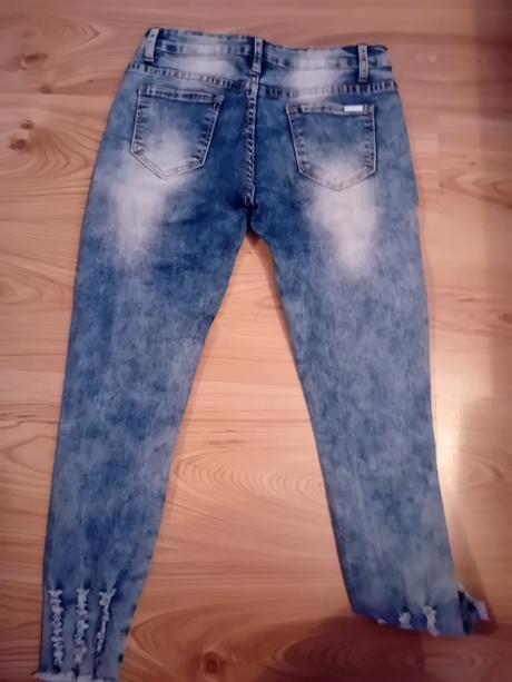 Extravagantné rifle, denim,m