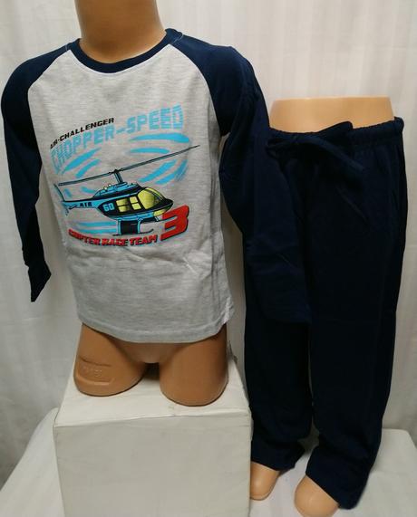 Chlapč. sivé pyžamo dr copter, n-feel, 116-122, 122