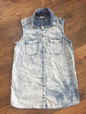 Riflova košieľka,alebo mini saticky, river island,s