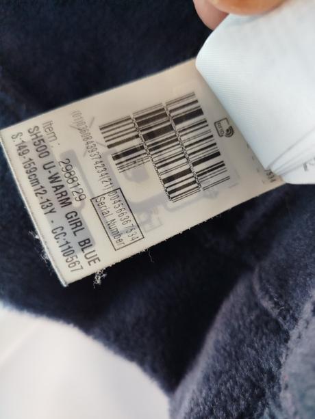 Hrubá mikina, decathlon,146