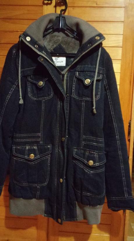 Zimná čiernozlatá bunda, m