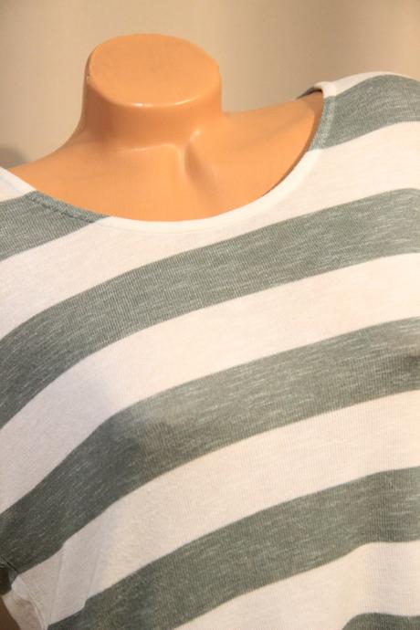 Zeleno biely top, vero moda, vero moda,l