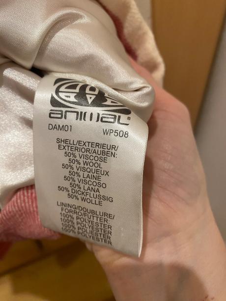 Animal vlneny kabat, animal,xs