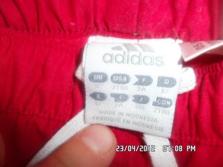 Šuštiakové gaťe, adidas,92