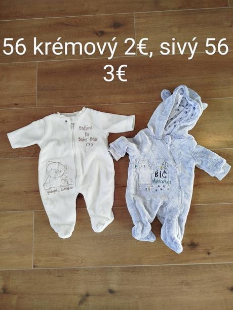 Oblečenie pre novorodenca, 50–62