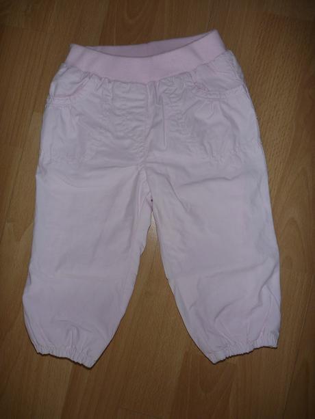 Bledoružové nohavice, c&a,74