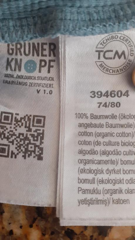 Tepláky s jabĺčkom 74/80, tchibo,74