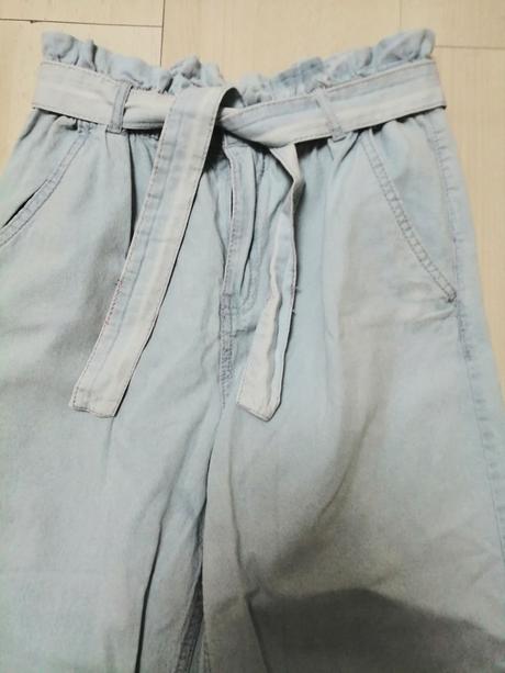 Rifle pre dievčatka bledomodre vel. 164, 164