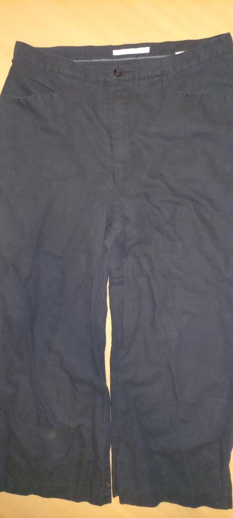 Ľanové nohavice damske, l