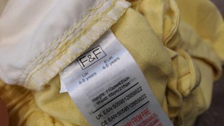 Žlté milé kraťasky, f&f,110