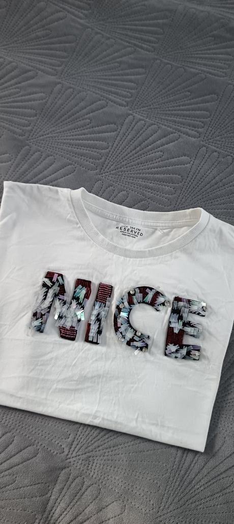 Biele tričko s aplikáciou, reserved,164