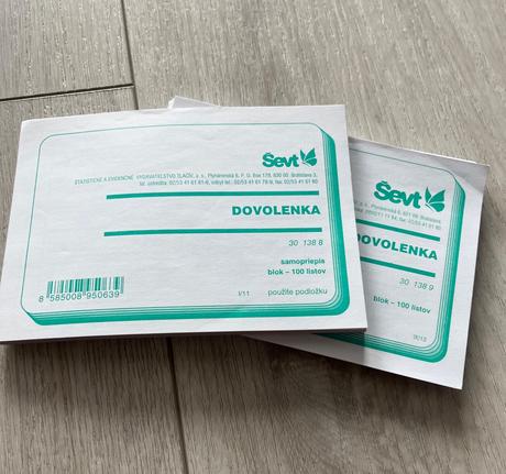 Tlačivo dovolenka ševt,