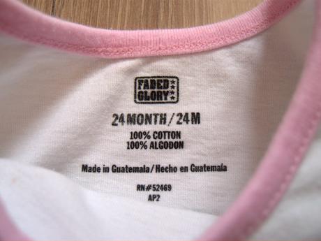 Letné tričko faded glory, 92