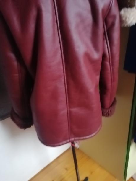 Trendy kozenkova bunda s kozusinou, m