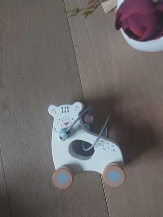 Drevený labyrint- macko,