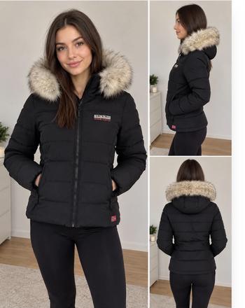 Bunda napapijri s hustym kozuskom, napapijri,s