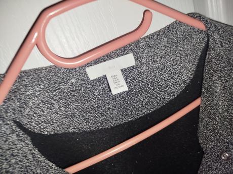 Krátky kabátik ,sveter, h&m,l