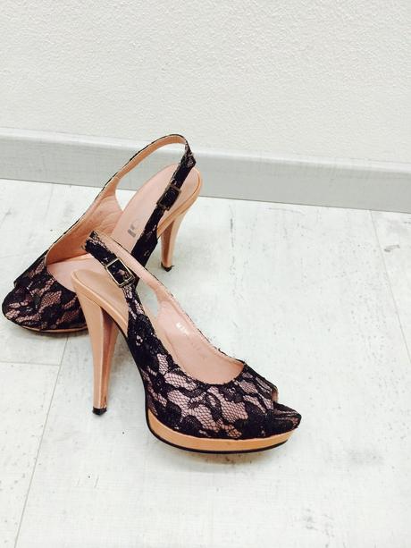 Jedenkrát obuté cipkove sandalky, humanic,36