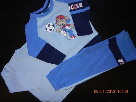 Teplakova suprava + tricko+pulover, 86