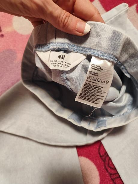 Riflové nohavice 140, h&m,140