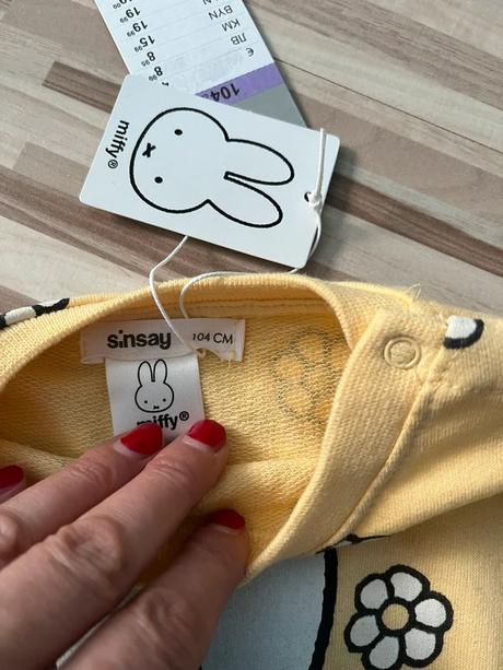 Veľ. 104 nové krásne šatičky s miffy, sinsay,104