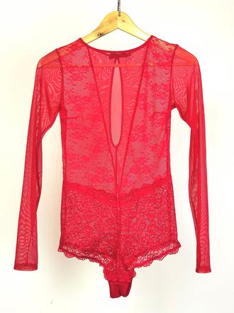 Mint velvet - čipkované body, s