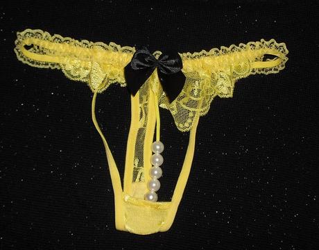 Sexy tangaciky s perlickami, s