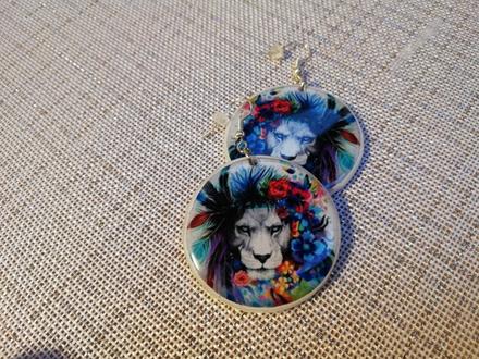 Handmade veľké náušnice, 