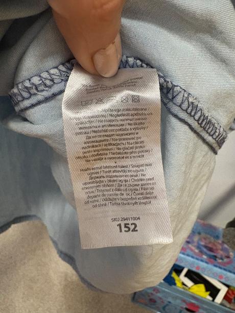 Tenke riflove šaty na leto, pepco,152