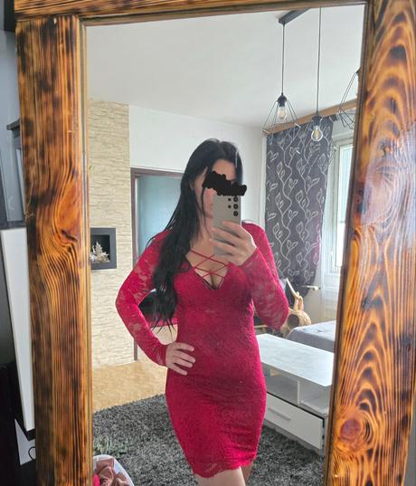 Čipkované šaty, amisu,m