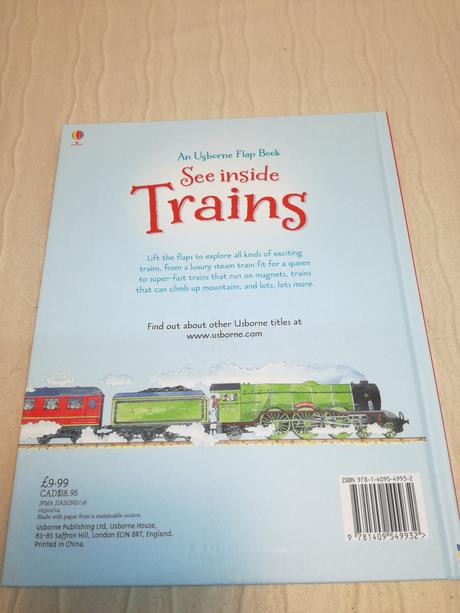 Usborne see inside trains, 