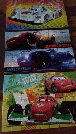 3404 puzzle, auta 3x, 