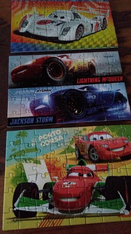 3404 puzzle, auta 3x, 