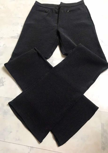 Teplé rozšírené nohavice s vys.pásom, l