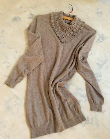 Dlhší pulóvrik - angora, m