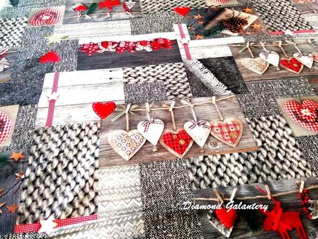 Bavlna digi tlač - darčeky- cena za 10 cm,