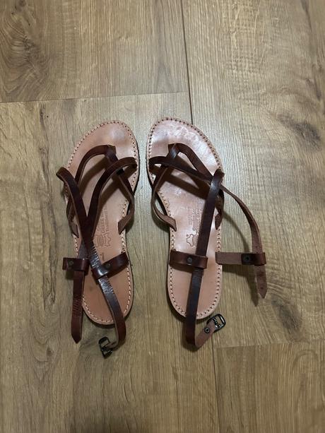 Grécke kožené sandále veľ. 41 top stav, 41