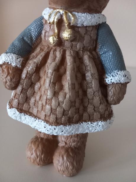 Sada 2ks stojacie keramické medvedíky, 