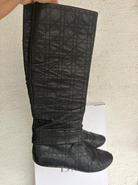 Dior original cizmy koza 38 luxusne kozene, dior,38