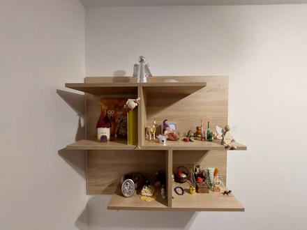 Nástenná polica, dub sonoma, 