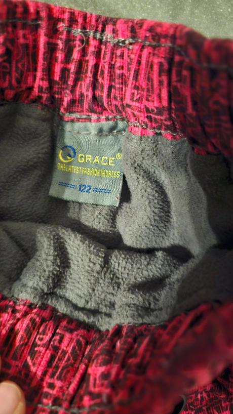 Zimné športové nohavice oteplené, 122