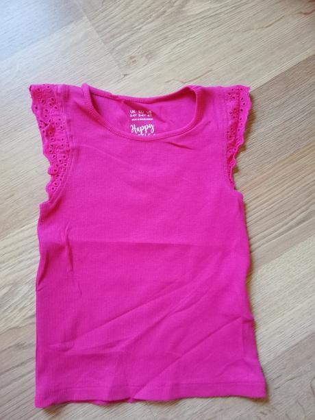 Sýto ružové tričko 98/104, f&f,98