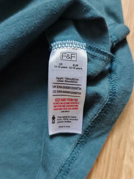 Tričko s loptou 158, f&f,158