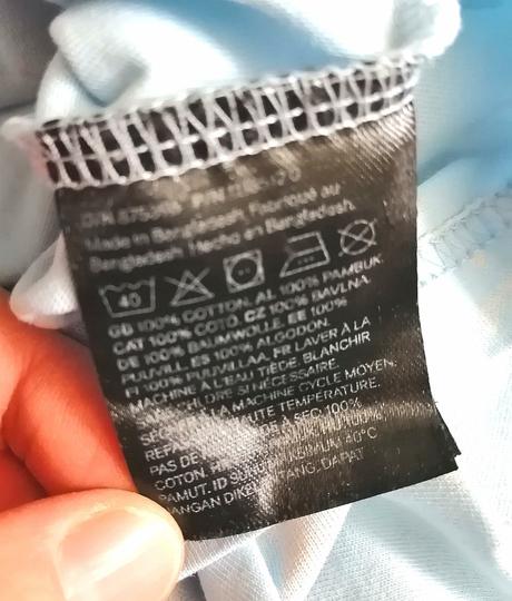 Chlapčenské tričko h&m, veľ. 170, svetlomodré, h&m,170