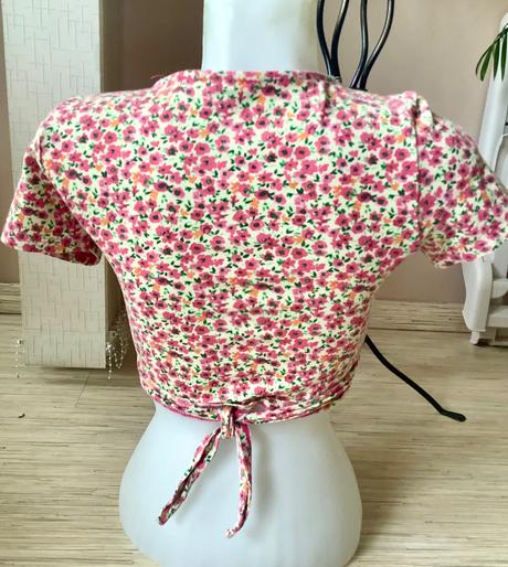 Zavinovaci crop top/5, fishbone,xs