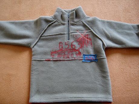 Nenosená flísová mikina, 104