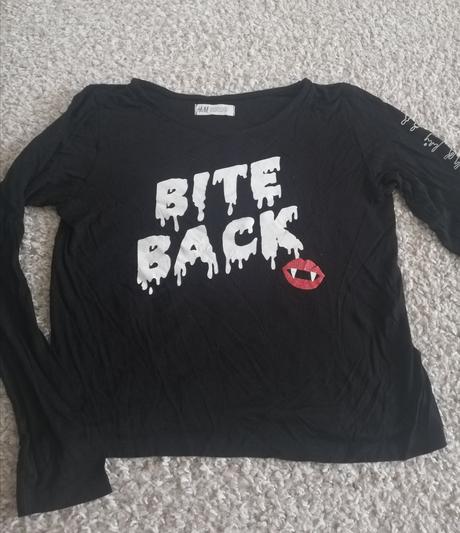 Kratšie tričko, h&m,146